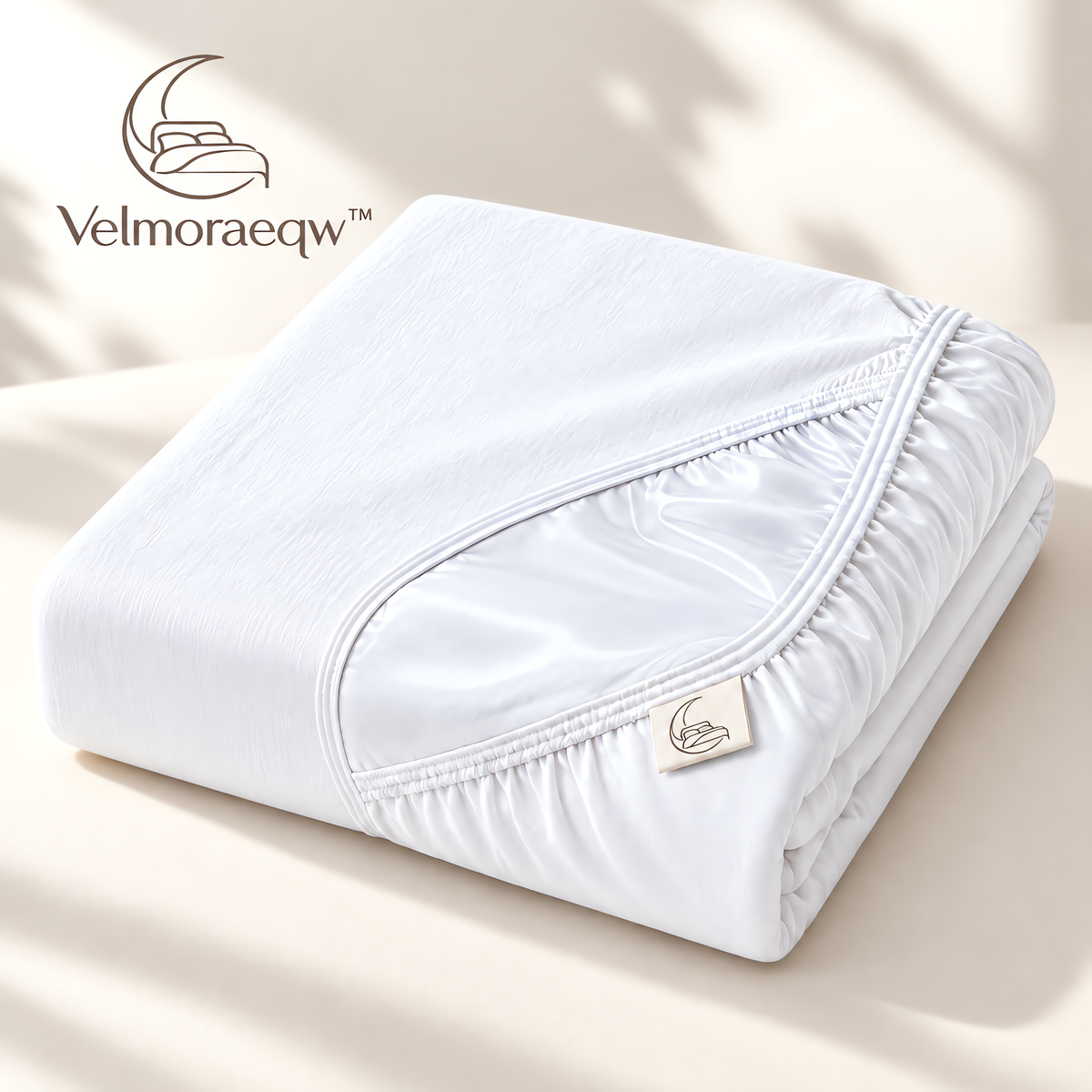 Velmoraeqw™ PureGuard Fitted Mattress Protector – Soft Surface Bed Cover with Elasticized Deep-Pocket Skirt