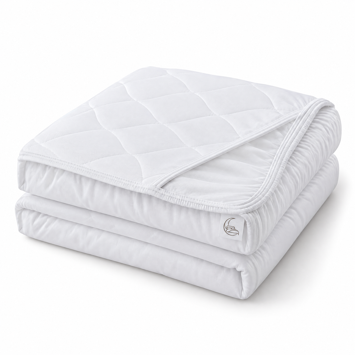 Velmoraeqw™ CloudSoft Quilted Mattress Pad – Plush Padded Bed Topper with Elasticized Fitted Edge