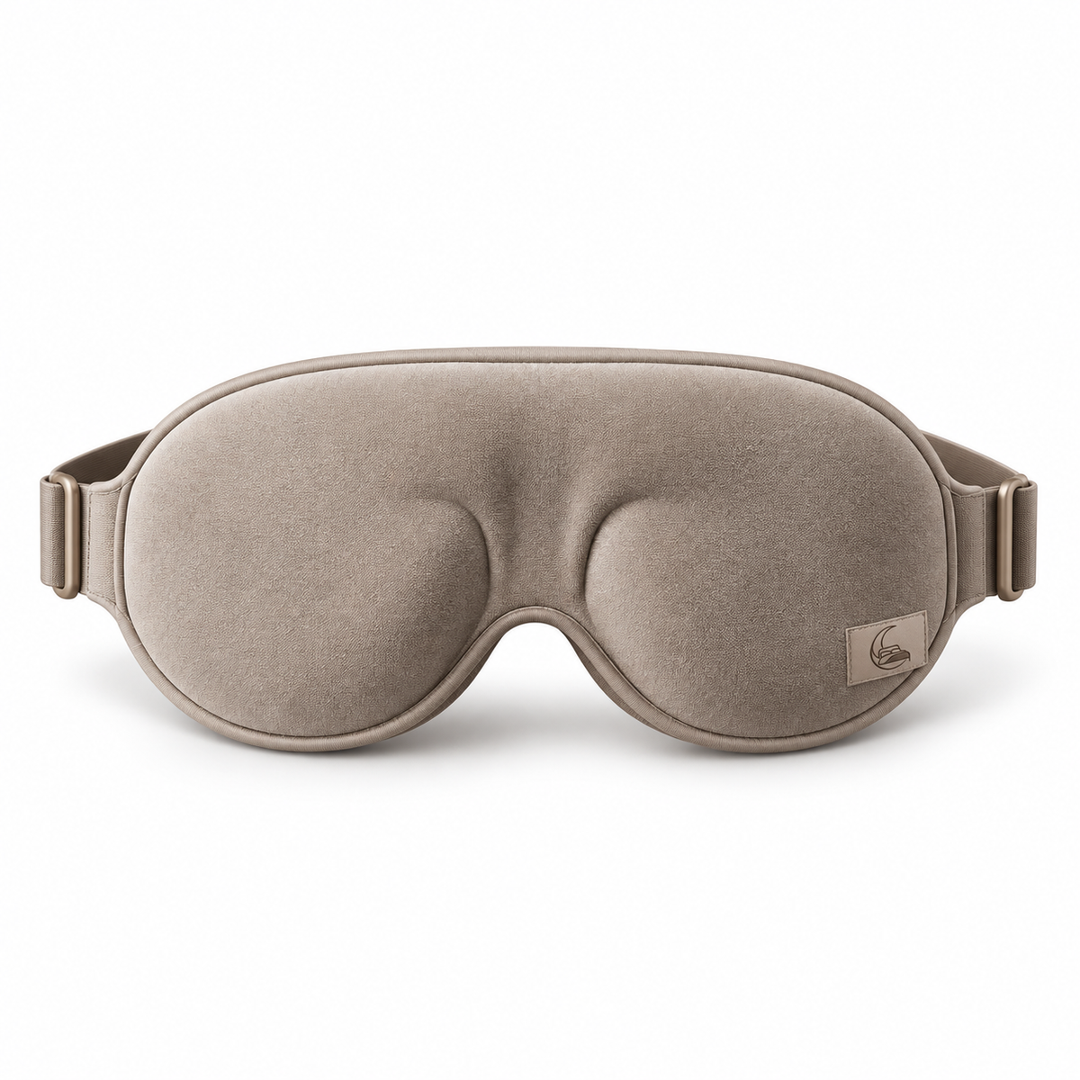 Velmoraeqw™ MoonEase 3D Contoured Sleep Mask – Pressure-Free Eye Cup Design with Adjustable Strap & Soft Comfort Fabric