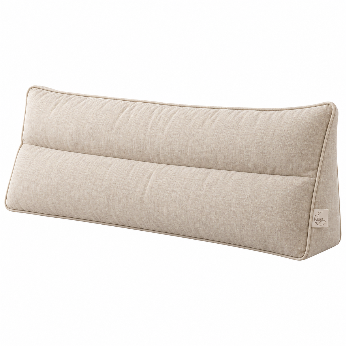 Velmoraeqw™ DreamRest Bed Headboard Pillow – Full-Length Triangular Backrest Cushion with Dual-Zone Support