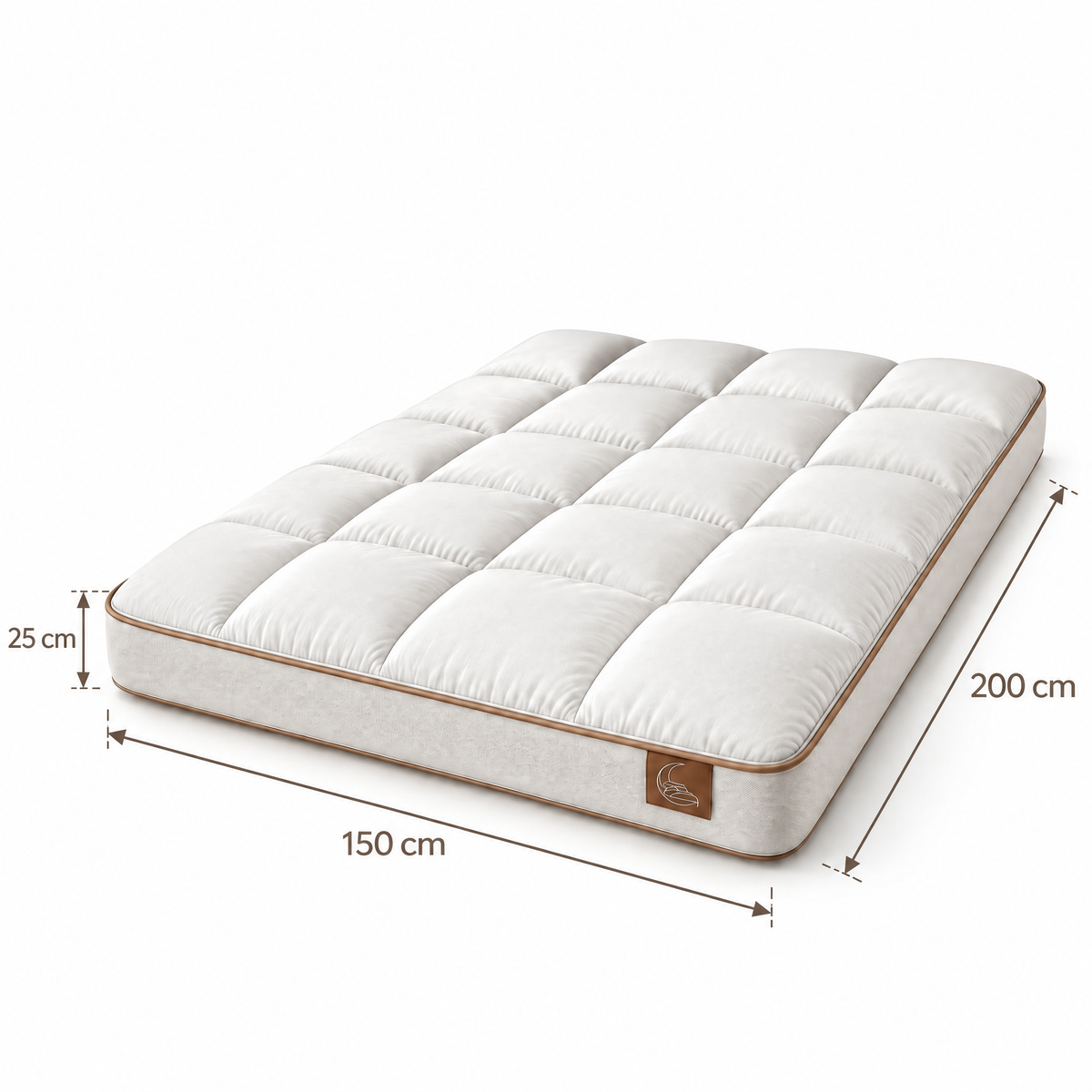 Velmoraeqw™ CloudRise Plush Mattress Topper – Extra-Thick Quilted Pillow-Top Bed Pad with Deep Cushioning
