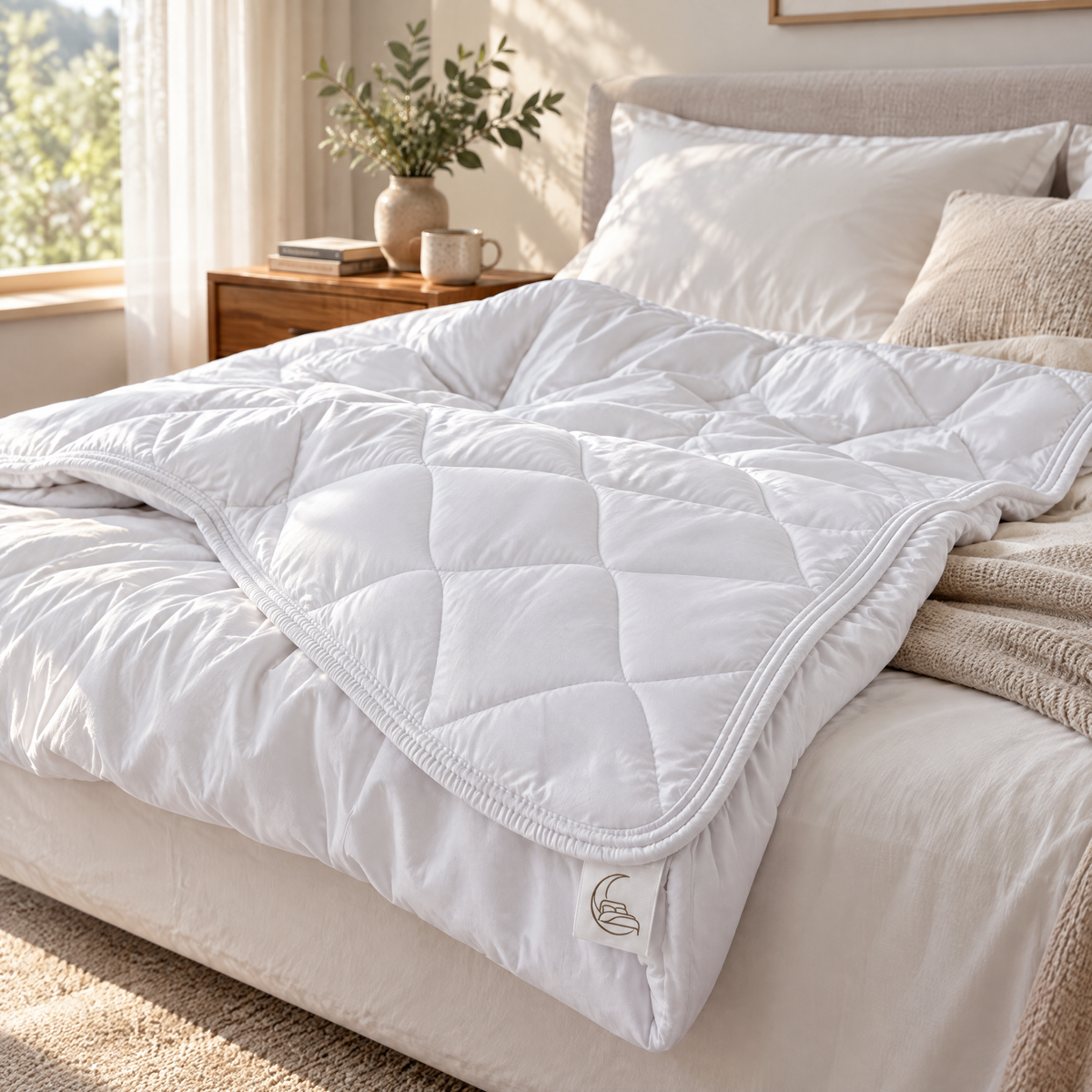 Velmoraeqw™ CloudSoft Quilted Mattress Pad – Plush Padded Bed Topper with Elasticized Fitted Edge