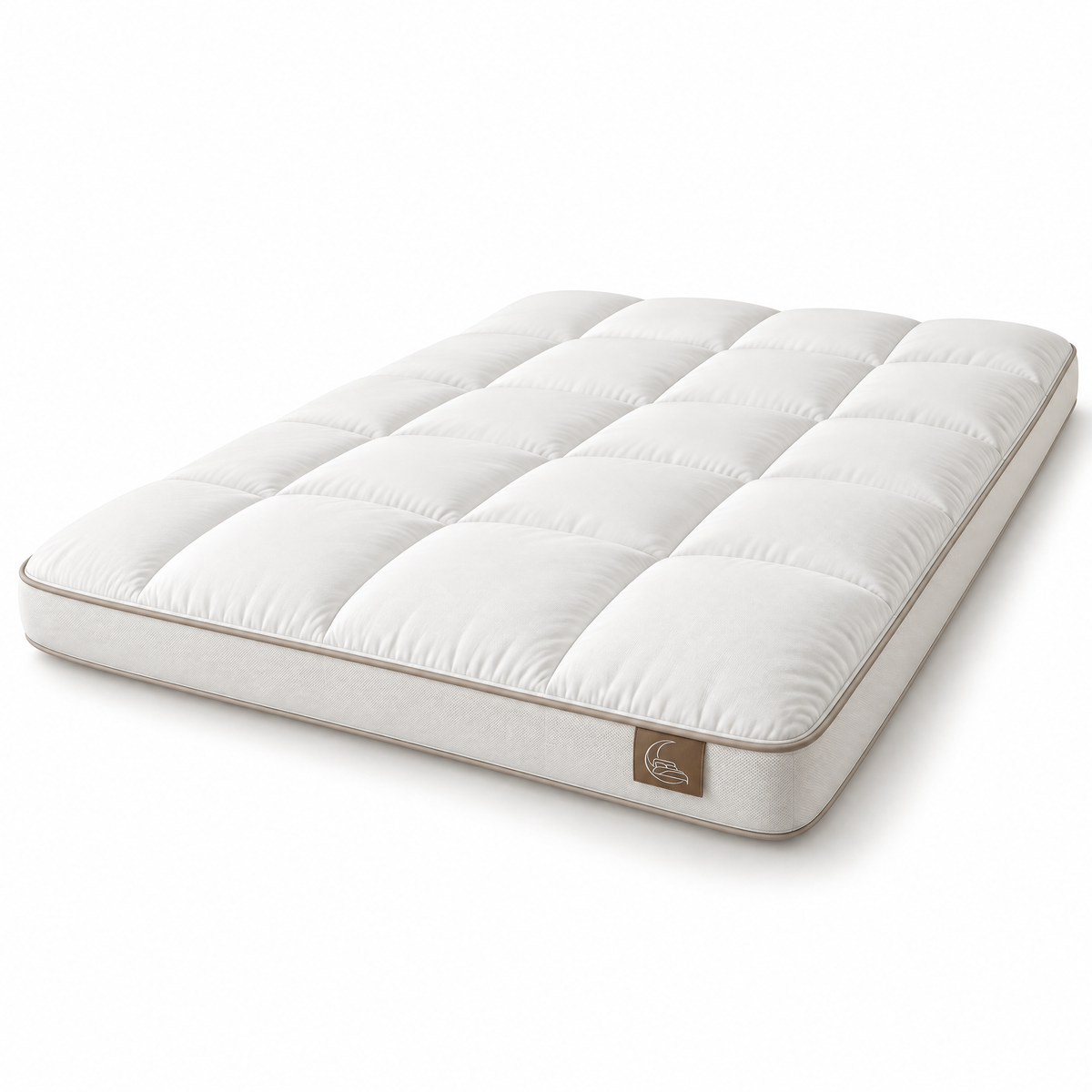 Velmoraeqw™ CloudRise Plush Mattress Topper – Extra-Thick Quilted Pillow-Top Bed Pad with Deep Cushioning